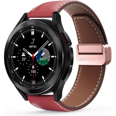 Dux Ducis YA Series Echtleder Armband (22 mm, Echtleder, Galaxy Watch3 (45mm), Gear S3 Classic, Gear S3 Frontier), Uhren...