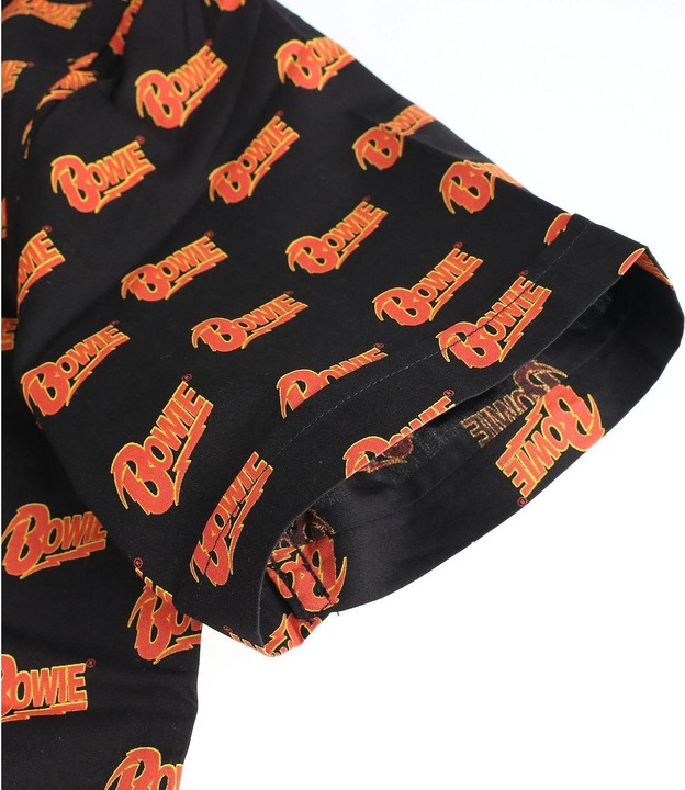 Immagine prodotto David Bowie Camicia Logo sul Intera Superficie Adulto Unisex (S)