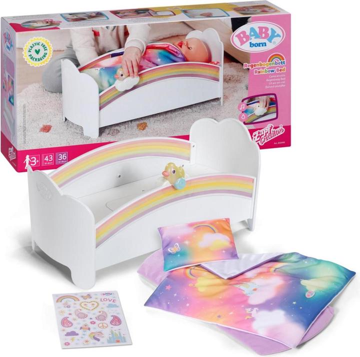 Immagine prodotto Zapf Creation BABY born Regenbogen Bett