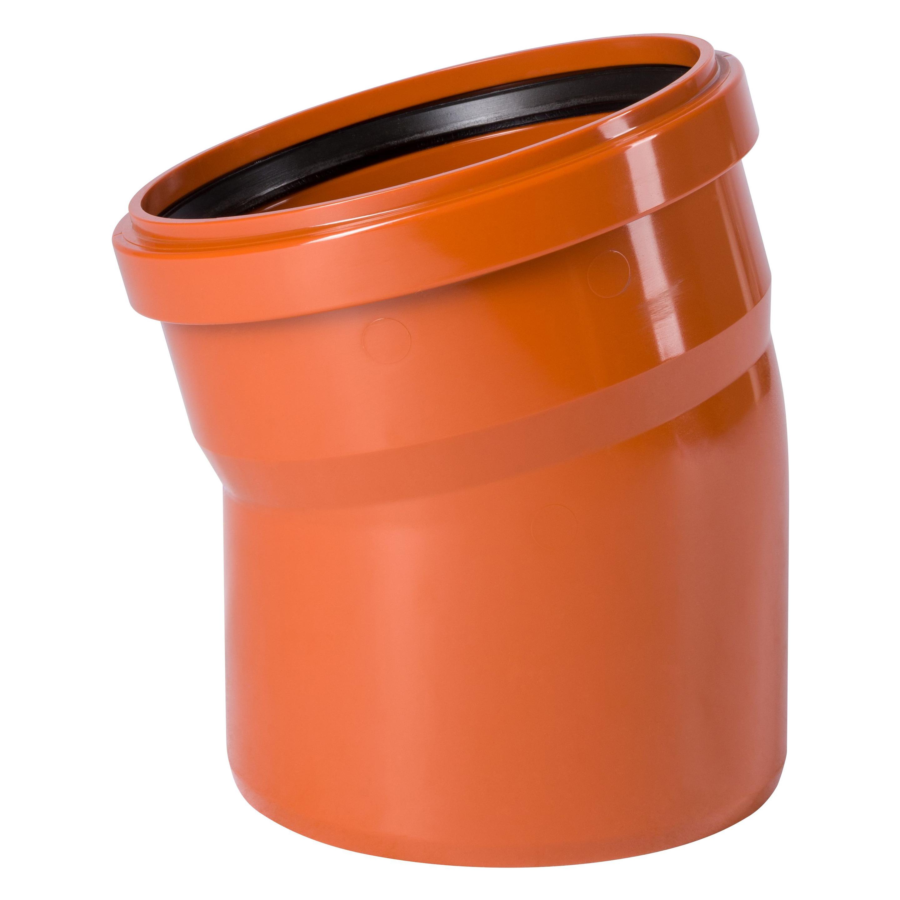 Csdk SL PVC-Kanalisationsbogen Ø160 mm 15 Grad (222200-03)