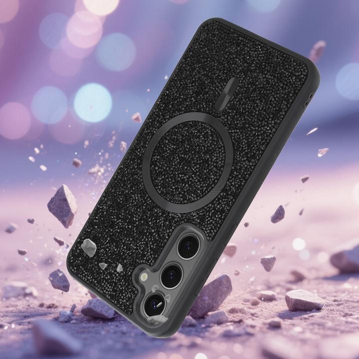 Actual product image Cadorabo Case for Samsung Galaxy S24 PLUS Glitter Sparkle Design (Samsung Galaxy S24+)