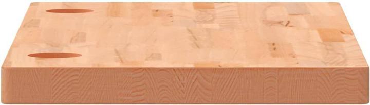 Actual product image vidaXL Schreibtischplatte 100x50x4 cm Massivholz Buche,Material (50 x 100 cm)