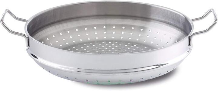 Produktbild Fissler Edelstahl Wok Nanjing 36cm m Einsatz u Deckel, Induktion (Edelstahl)