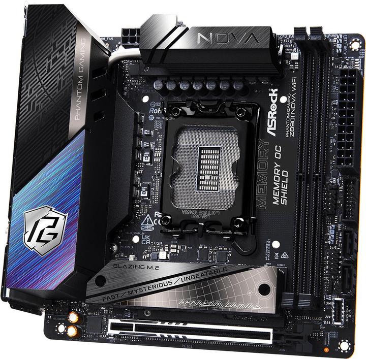 Productafbeelding AsRock Z890I Nova WiFi Intel DDR5 S1851 M-ITX (LGA 1851, Intel Z890, Mini-ITX)