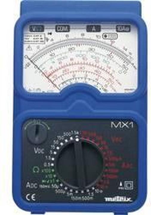 Produktbild Metrix Hand-Multimeter analog MX1 Kal (CAT II 1000V, CAT III 600V)