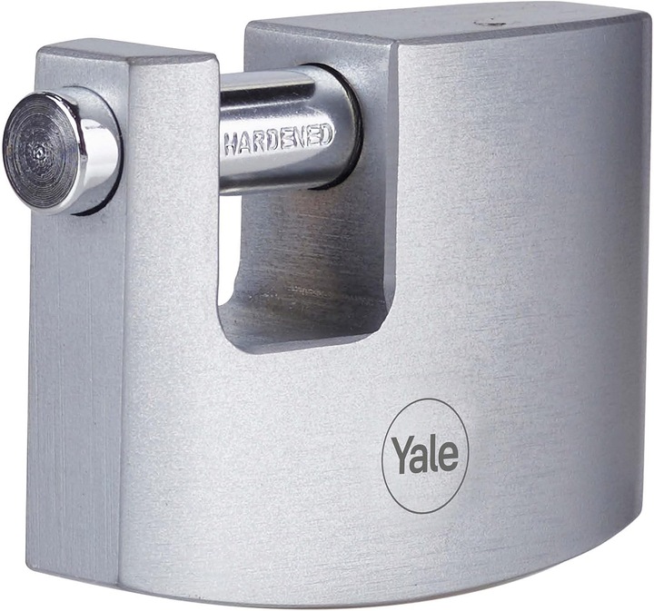 Actual product image Yale Y124B/60/110/1 padlock 60 mm silver key lock