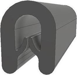 Produktbild RS PRO EPDM Gista Edge Protector 9.7mm x 7.4mm
