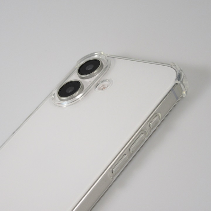 Actual product image PhoneLook Cover rubber transparent with rope (Apple iPhone 16)