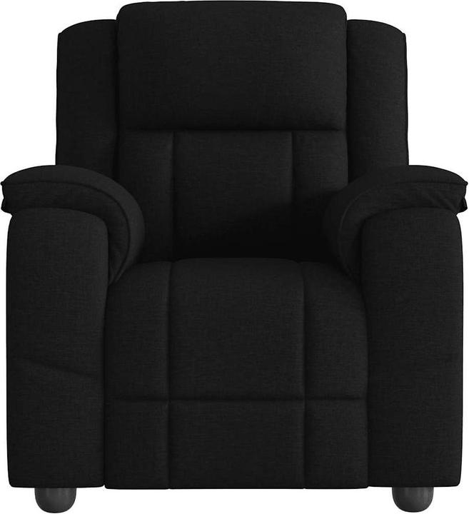 Actual product image vidaXL Massage armchair black fabric Massage TV armchair