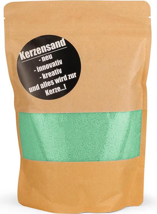 Produktbild Hongler Kerzensand mint 400 g mit Docht - Kerzen basteln ohne Wachs schmelzen