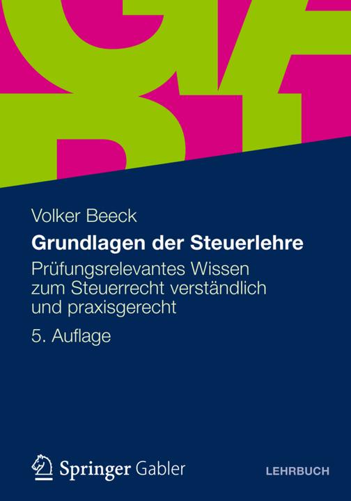 Energie-Label Grundlagen der Steuerlehre (Deutsch, Volker Beeck, 2012)