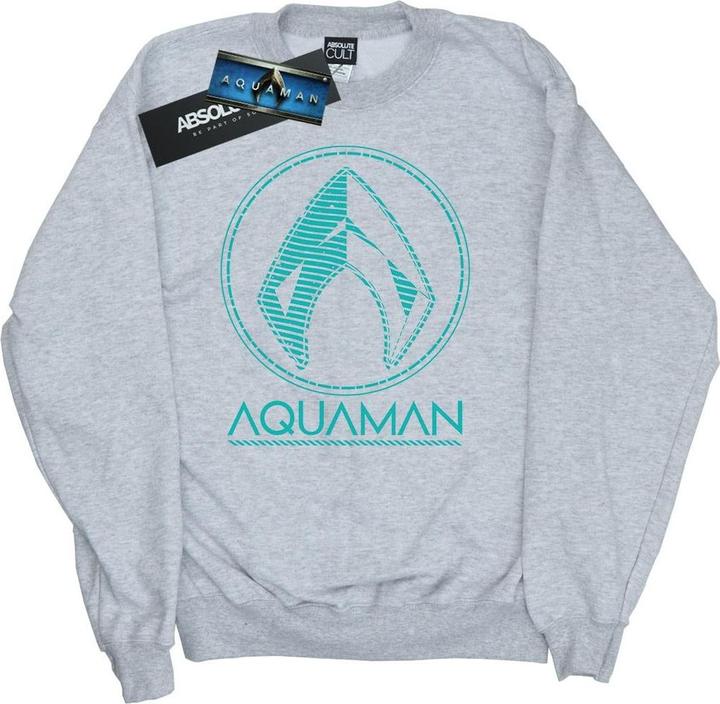 Immagine prodotto Felpa Aquaman Aqua Logo Garçons (152, 158)