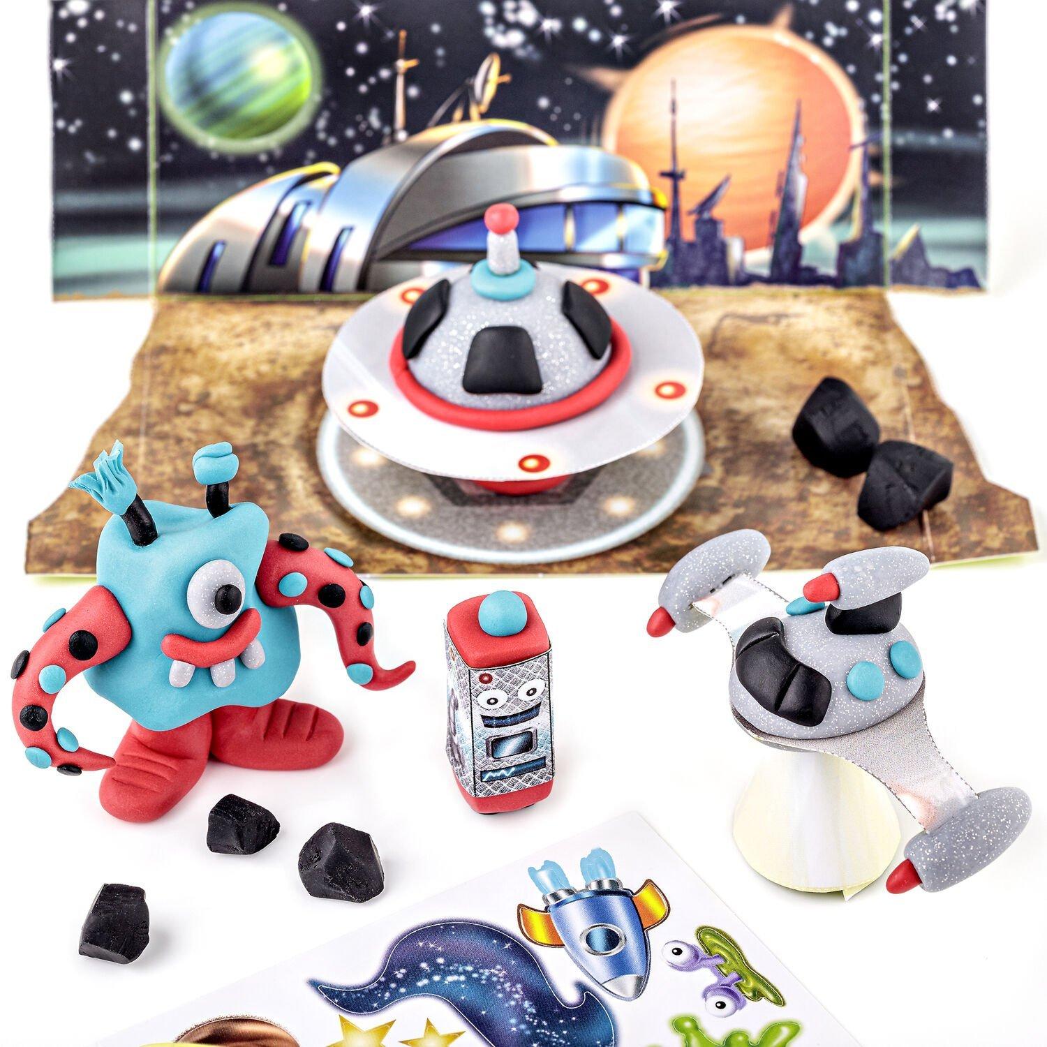 Thumbnail - Fimo - Kids Form & Play Set - Space (8034 17 LZ)