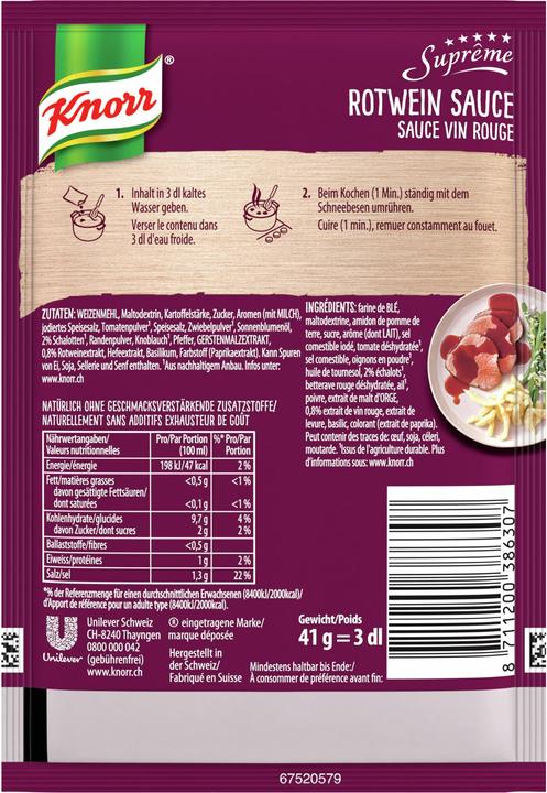 Image du produit Knorr Suprême Sauce (45 g)