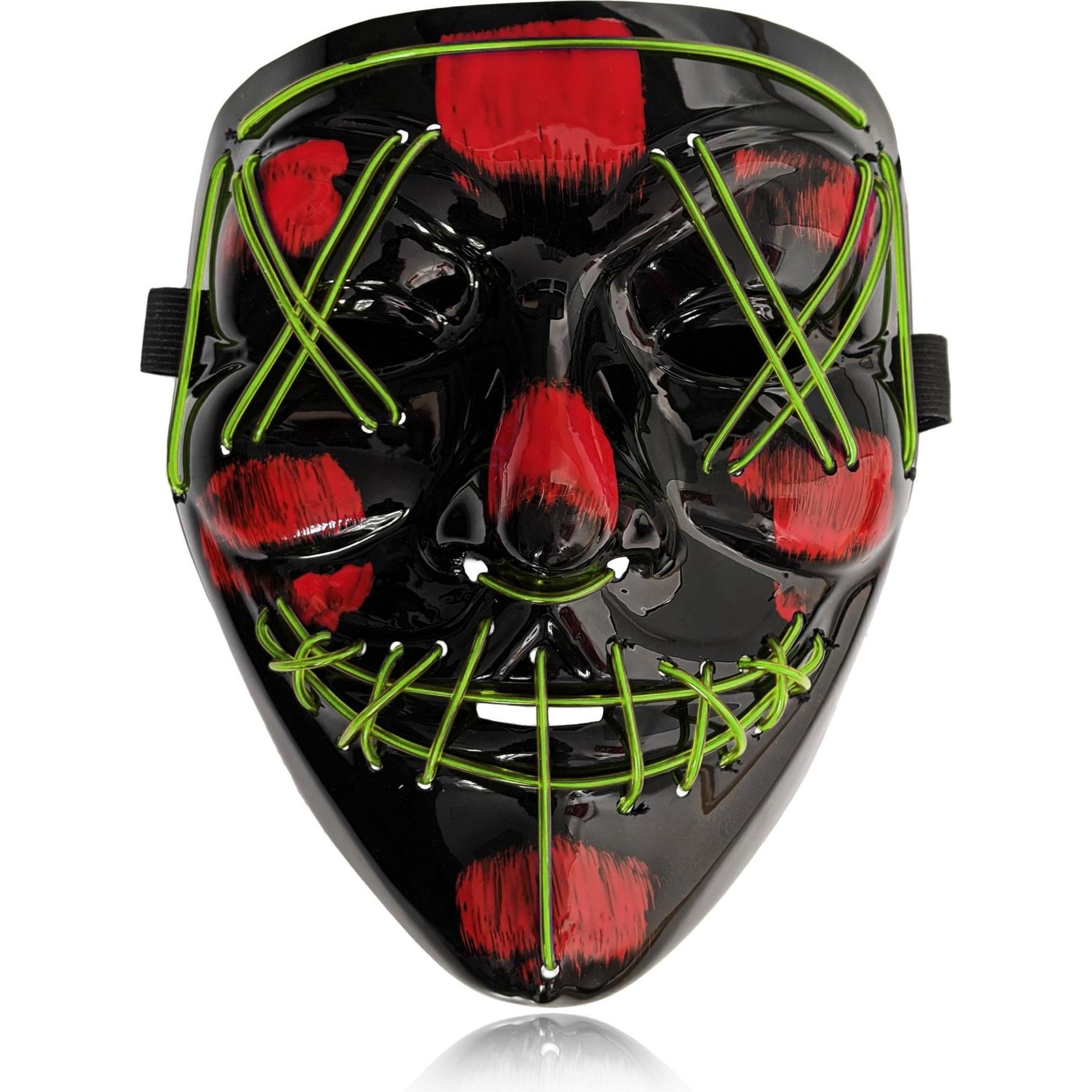 Maskworld LED Maske neon-grün