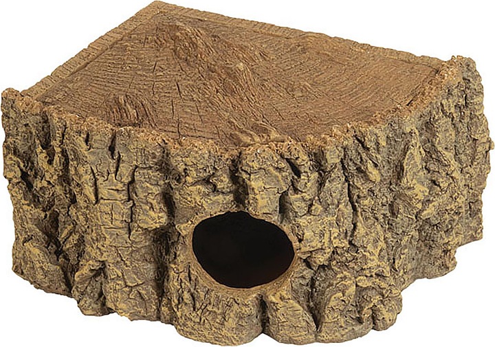 Actual product image Hobby Reptiles corner cave Bark