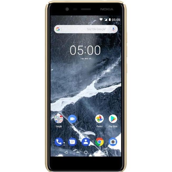 Thumbnail - Nillkin Super Frosted Shield Series (Nokia 5.1), Smartphone Hülle, Gold