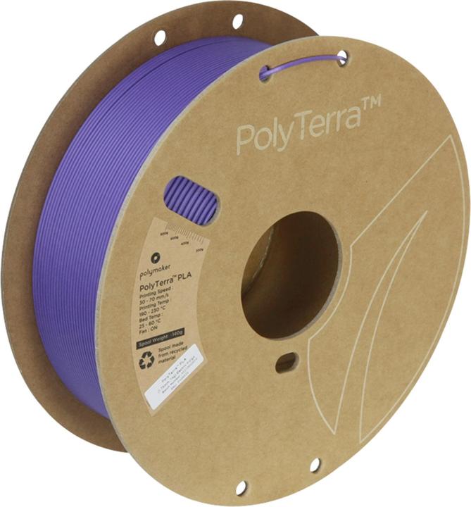 Image du produit Polymaker PolyTerra PLA (PLA, 1.75 mm, 1000 g, Bleu)