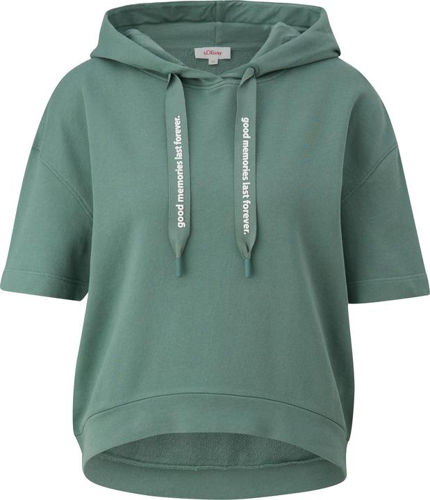 Image du produit s.Oliver Sweatshirt Hoodie mit halblangen Ärmeln (46)