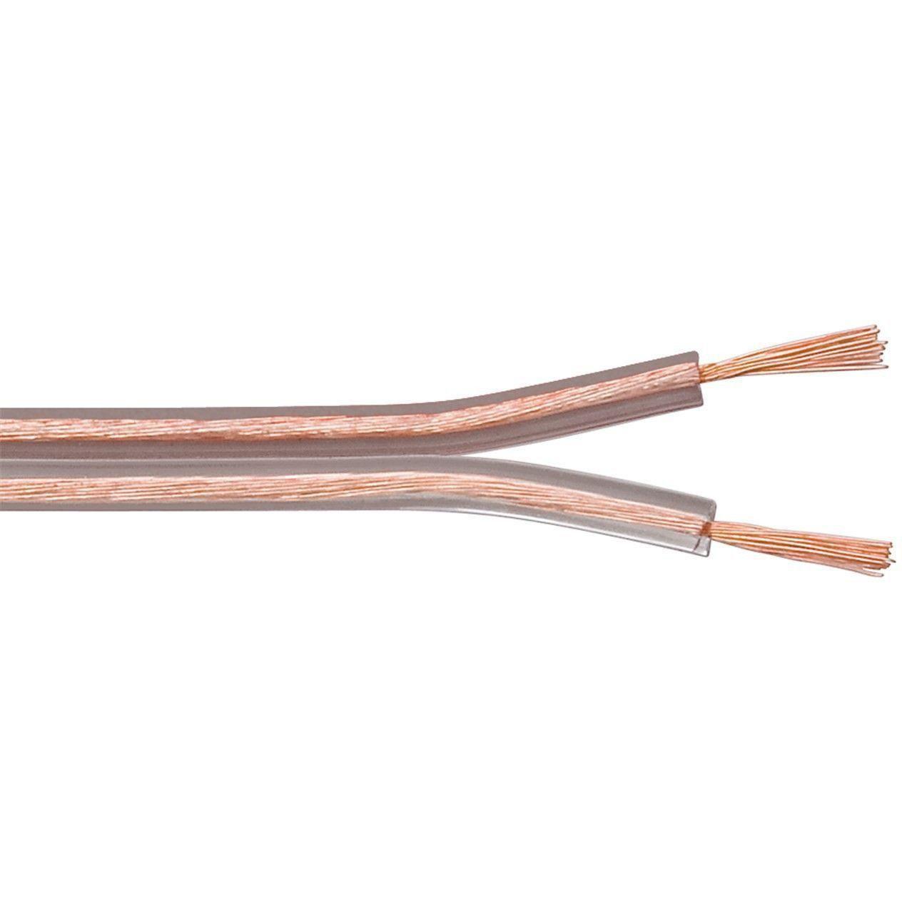 Thumbnail - MicroConnect Loudspeaker cable, 100m (100 m, 3 mm²), Lautsprecherkabel, Transparent