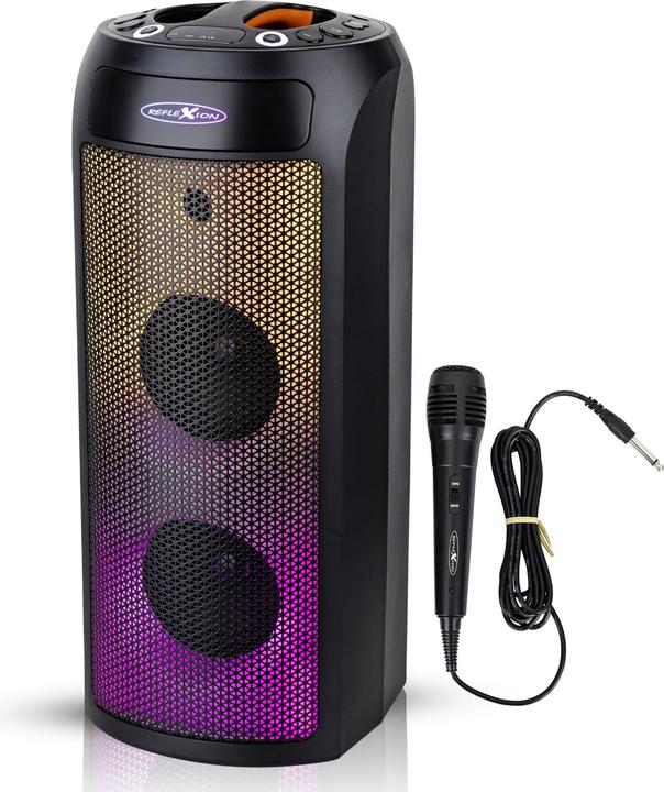 Reflexion PSX30BT Disco speaker with radio, Bluetooth, USB, AUX-IN and rechargeable battery (PSX30BT) (Active)