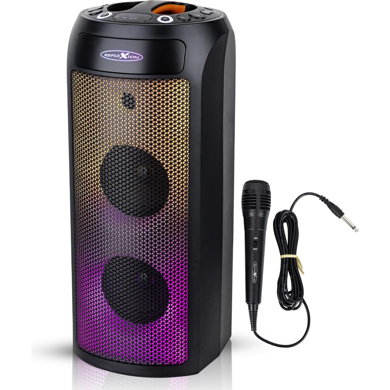 Reflexion PSX30BT Disco Lautsprecher mit Radio, Bluetooth, USB, AUX-IN und Akku (PSX30BT) (Aktiv) (PSX30BT)