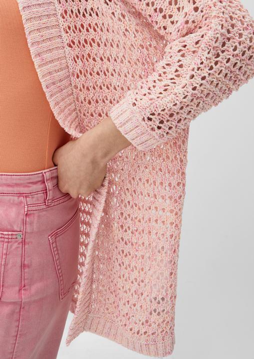 Produktbild s.Oliver Strickjacke Strickjacke mit Ajourmuster (32)