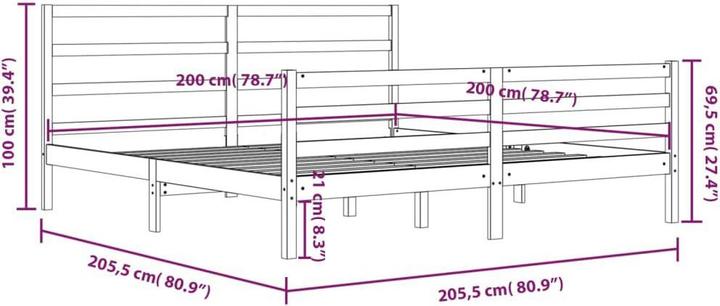 Actual product image vidaXL Gervasio (200 x 200 cm)