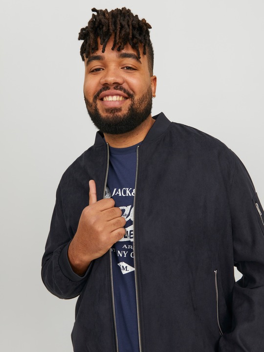 Produktbild Jack & Jones Wildlederimitat Plus Size Jacke (XXL)