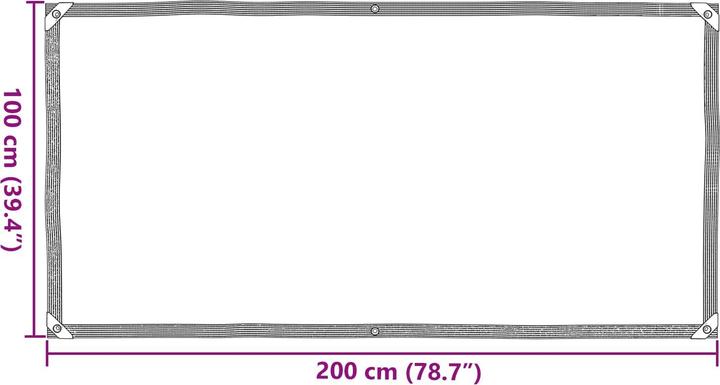 Produktbild vidaXL Outdoor-Planen (2 x 1 m)