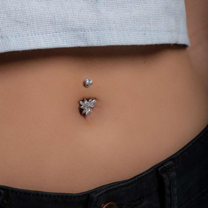 Image du produit Bijouteria Piercing nombril (Zircone, Acier chirurgical 316L)