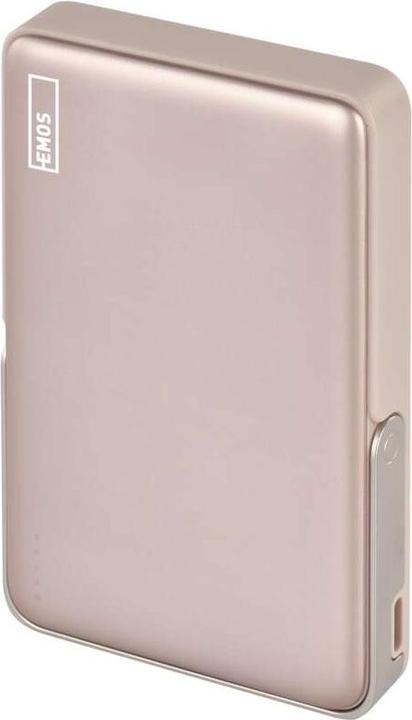 Actual product image Emos POWERBANK WI1031 10000 mAh ROSEGOLD 1xUSB-C (10000 mAh, 20 W, 38.70 Wh)