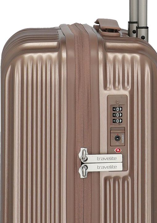Image du produit Travelite Paros 4w Trolley S 37 l, Braun (37 l)