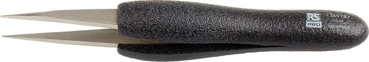 Actual product image RS PRO ESD foam grip tweezers straight 120mm