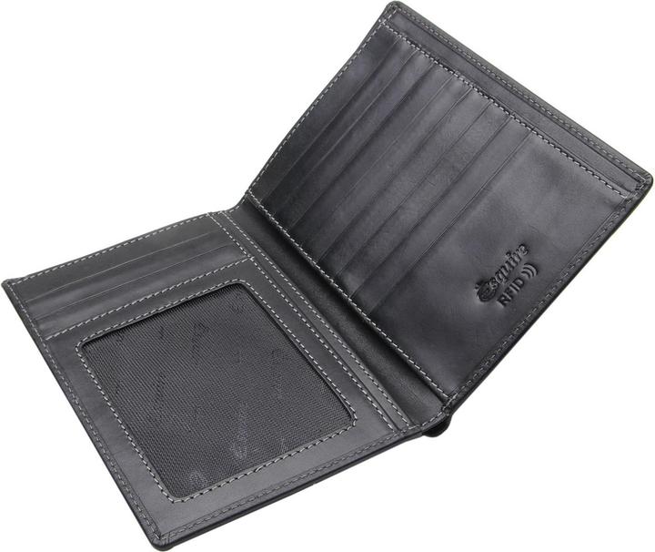 Actual product image Esquire Dallas wallet RFID protection leather 11 cm