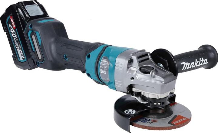 Actual product image Makita Cordless angle grinder 40V max. / 4.0 Ah, 2 batteries + charger in MAKPAC (125 mm)