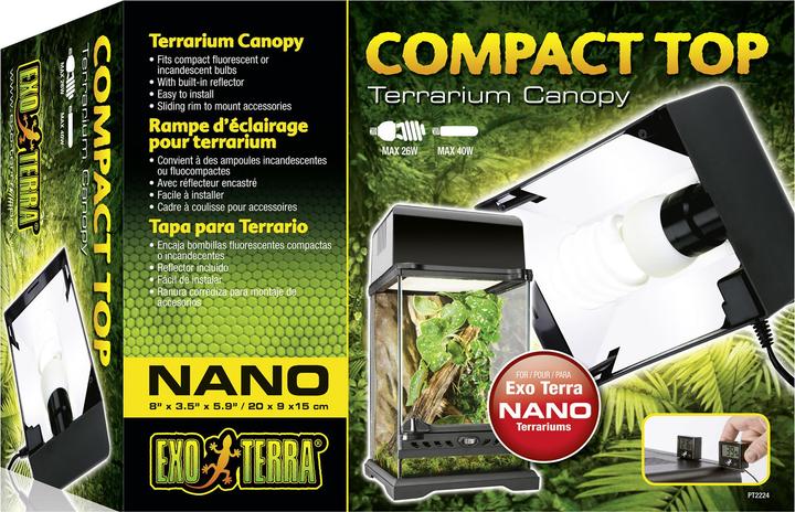 Exo Terra Terrarium cover Compact Top 20x9x15cm