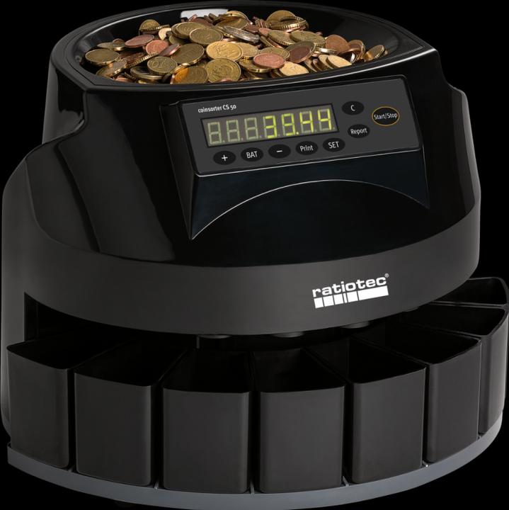 Produktbild ratiotec Coinsorter CS 50 (Münzzähler)