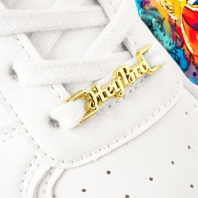 Immagine prodotto LaceGodZ 1 Paar "Hey Bro" Schnürsenkel Clips (3.76 cm)