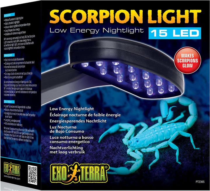 Actual product image Exo Terra Scorpion Light 15 LED (UVB)
