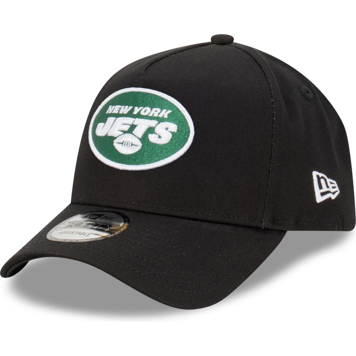 New Era, Herren, Cap, 9Forty A-Frame Cap - NFL New York Jets schwarz, Schwarz, (One Size)