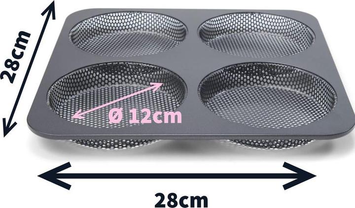 Produktbild Patisse Burger Brötchen Backblech