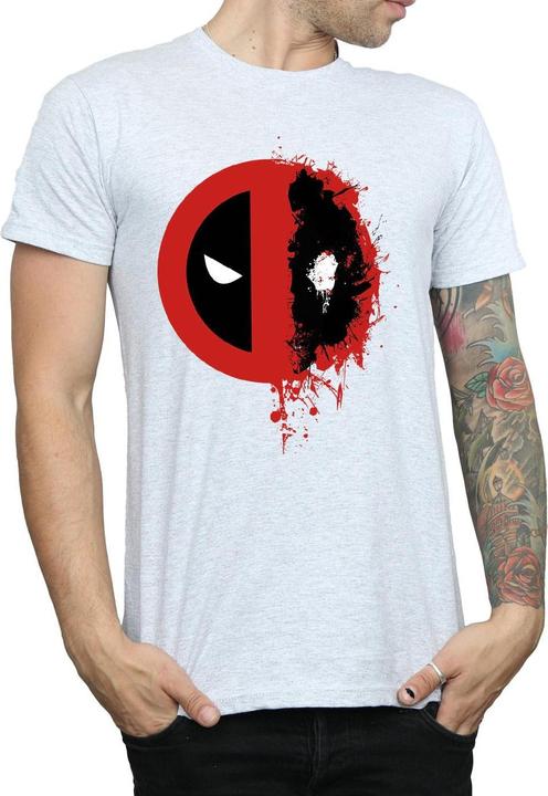 Produktbild Deadpool Split Splat Logo TShirt (S)