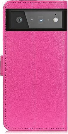 Actual product image Cover-Discount Google Pixel 6 - leather case cover pink (Google Pixel 6)