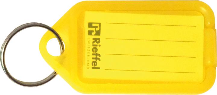Image du produit Rieffel Étiquettes de clés KT 1000 SB/10 JAUNE