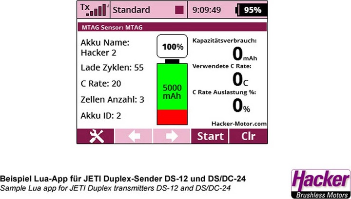 Produktbild Hacker Duplex 2.4 EX TopFuel MTAG Battery Reader