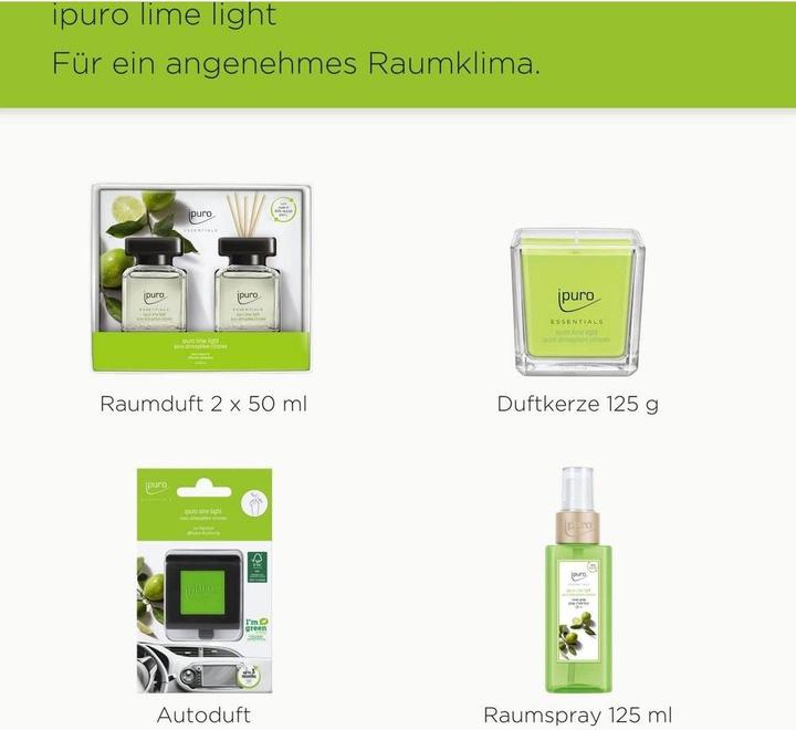 Immagine prodotto Ipuro Profumo Plug Lime Light 20 ml (20 ml)