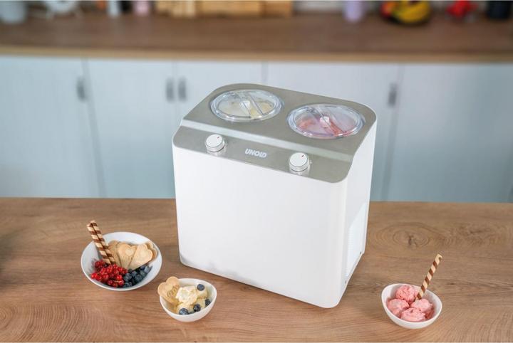 Actual product image Essge Unold 48830 Ice cream maker Doppio bianco (EU plug)