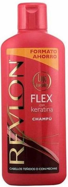 Revlon Professional FLEX KERATIN shampoo dyed&highlighted hair 650 ml (650 ml, Flüssiges Shampoo)