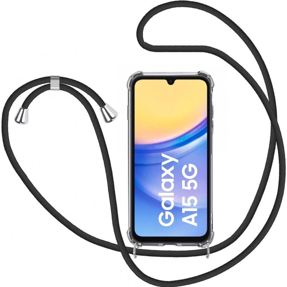 Screenguard Loopster Necklace Case (Samsung Galaxy A15 5G), Smartphone Hülle, Transparent
